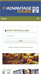 Mobile Screenshot of 1stadvantagebank.com